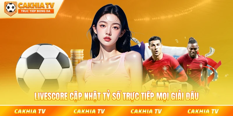 Livescore cập nhật tỷ số trực tiếp mọi giải đấu tại Cakhia TV
