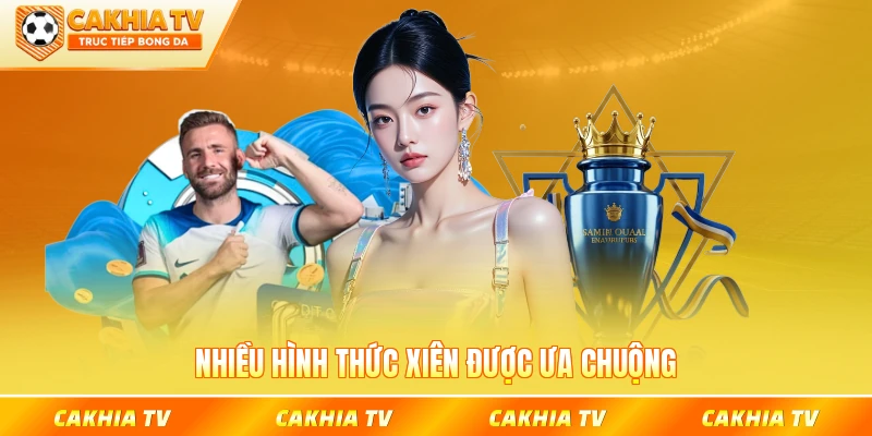 Nhiều hình thức xiên được ưa chuộng