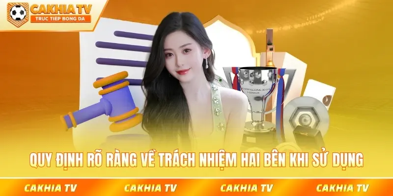 Quy định rõ ràng về trách nhiệm hai bên khi sử dụng